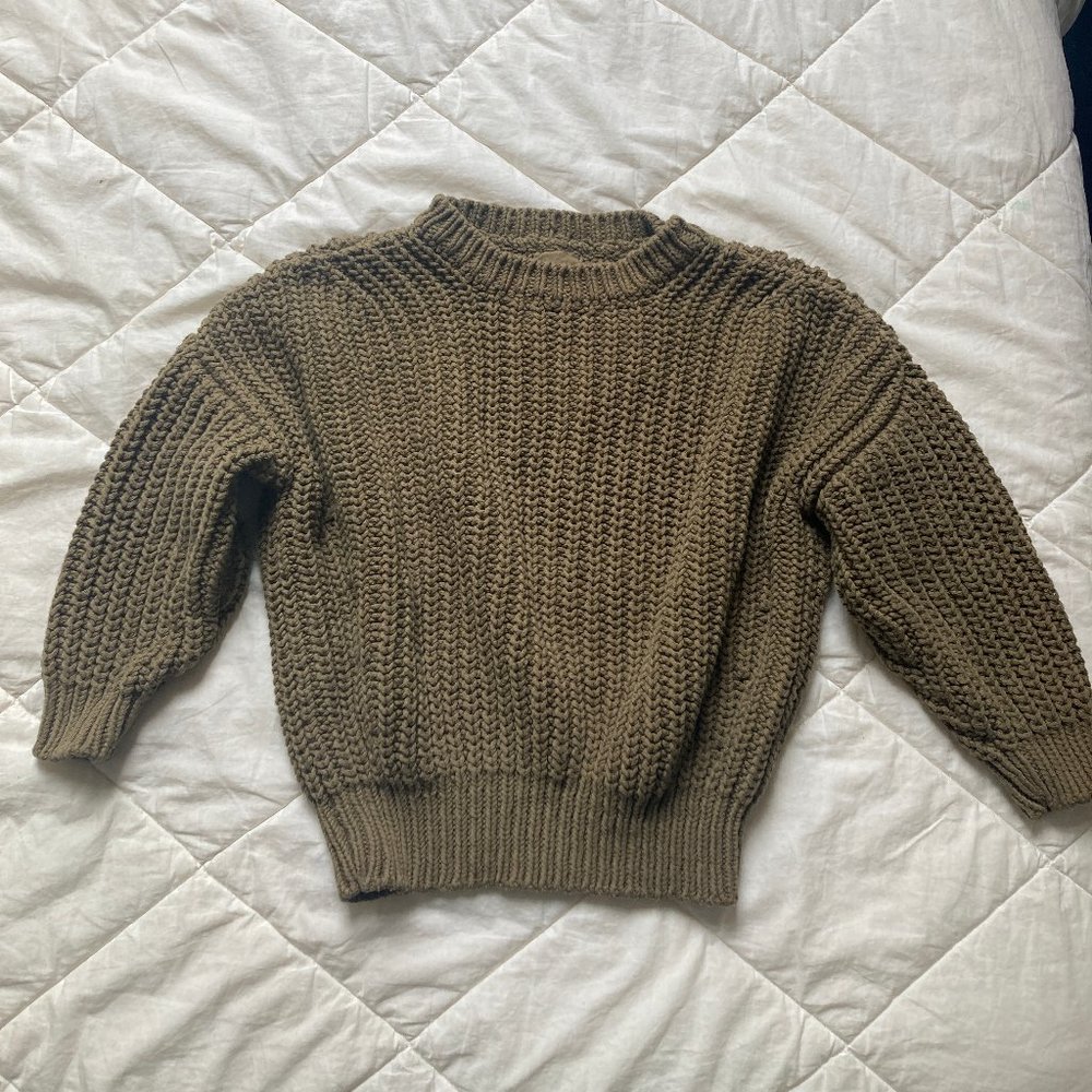 Babaa cotton jumper mini irish moss